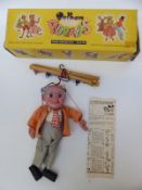 Pelham Puppet Professor Popkiss, in original box.