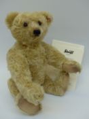 Steiff Teddy Bear Grand Old Bear with old gold mohair, 50cm,