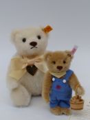 Steiff Teddy Bear Jack with cinnamon mohair, 14cm,