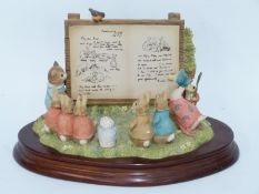 Border Fine Arts Beatrix Potter tableau 1583/2000 in original box with certificate