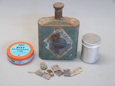 Curtis & Harvey Smokeless Diamond Sporting Gunpowder tin/ canister together with a tin of Eley EB