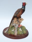 Border Fine Arts figure of a pheasant modelled by D Watton