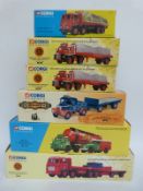 Six Corgi Classics diecast model lorries including Whisky Collection, British Road Services,