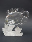 Swarovski Crystal Butterfly Fish on coral 162888