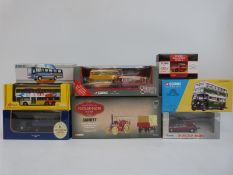 Eight Corgi diecast model vehicles and vehicle sets including Vintage Glory of Steam, Guinness,