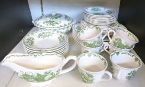 A quantity of Masons Fruit Basket dinner and tea ware,