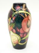 Moorcroft baluster vase in Queen's Choice pattern,