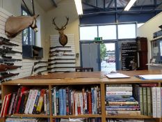 Approximately 60 WWII interest books including Battle of Britain, Channel Islands,