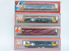 Four Lima 00 gauge diesel locomotives Western Gladiator D1016 205121 MWG,