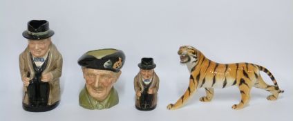 Royal Doulton Winston Churchill jug, another smaller example,