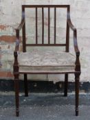 A 19thC armchair