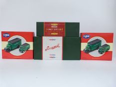 Four Corgi diecast model vehicle sets including Premium Edition Scammell CC10703 and Post Office
