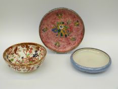 A Grimwades Byzanta Ware pedestal lustre bowl,