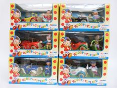 Six Corgi Noddy in Toyland diecast model cars including Big Ears, PC Plod, Gobbo etc,