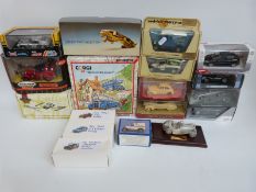 Eighteen Corgi, Matchbox Models of Yesteryear and similar diecast model vehicles,