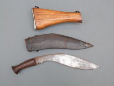 A cribbage board made from the butt of a .