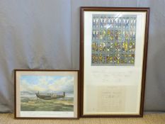 Geoff Nutkins signed limited edition print 457/525 'Spitfire',