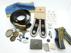 A quantity of Nazi German and other badges,