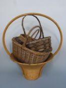 A group of baskets
