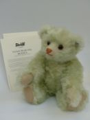 Steiff Teddy Bear 1925 Replica with light green mohair, 36cm,
