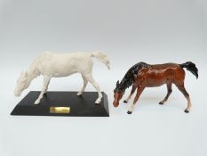 Two Beswick horses, both Spirit of Nature,