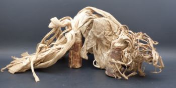 A quantity of examples of lace bark with small extract relating them to Major.F.