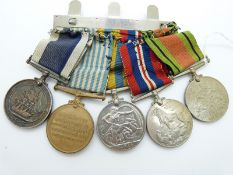 A group of five WWII and later medals awarded to L/Fx 76996 W.E.