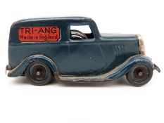 Tri-ang Minic clockwork tinplate Tri-ang Transport Ford Light Van with blue body,