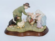 Border Fine Arts Beatrix Potter figures She Wished Them Good-Bye in the Yard, 44/500,