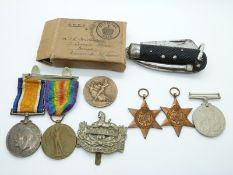 WWI medal pair named to F.G.