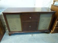 A Dynatron radiogram,