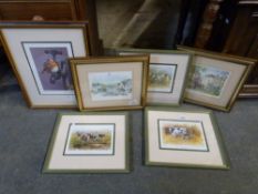 A quantity of prints including Peter Hodge limited edition examples