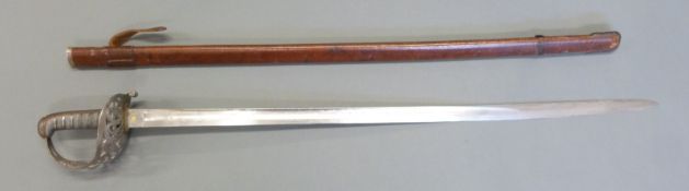 Victorian British 1821 pattern Heavy Cavalry officer's sword,
