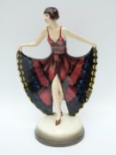 Goldscheider figurine Butterfly Girl with printed and impressed marks 5715 349 and 8 to base,
