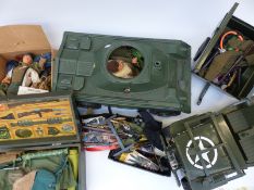 A quantity of Action Man figures, vehicles,