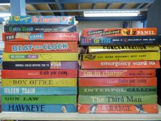 Twenty Bell vintage games including Laramie, Sir Lancelot, The Army Game, Robin Hood, Hawkeye,