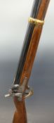 Antonio Zoli & Co 12 bore muzzle loading percussion hammer action two band gun with eagle engraved