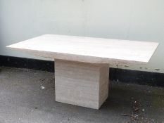 A large modern stone table L170 x W101 x H74cm