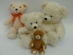 Four Steiff Teddy Bears comprising 2015 Cozy Bear and three others