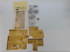 Acorn 0 gauge GWR 28xx castings and etchings model locomotive kit