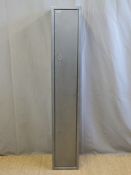 A metal gun safe/ cabinet.