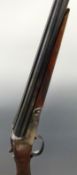 Winchester Parker reproduction 12 bore side by side shotgun with engraved locks featuring scenes of