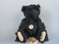 Steiff Classic Teddy Bear with black mohair,