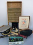 A quantity of collectables including paperweights, 1976 Innsbruck Olympics certificate,