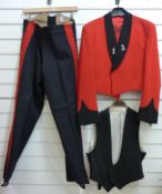 Royal Signals mess kit complete with jacket, waistcoat, trousers and cummerbund, size medium,