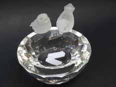Swarovski Crystal Bird Bath,