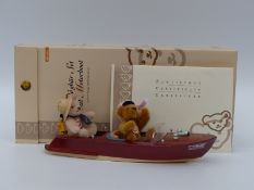 Steiff Teddy Bears Teddy Bear Set with Motor Boat,