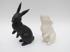 Gail Ferretti for Franklin Mint porcelain rabbits,