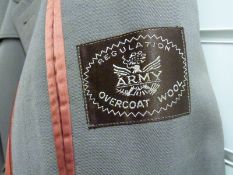 WWII USAAF regulation wool overcoat (pinks) named inside Leroy Enridale 119th BS/448 BG (Bomber