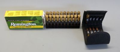 Twenty-five Remington Express Core Lokt .